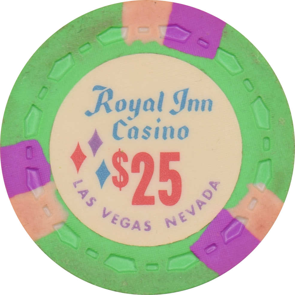 Royal Inn Casino Las Vegas Nevada $25 Chip 1972