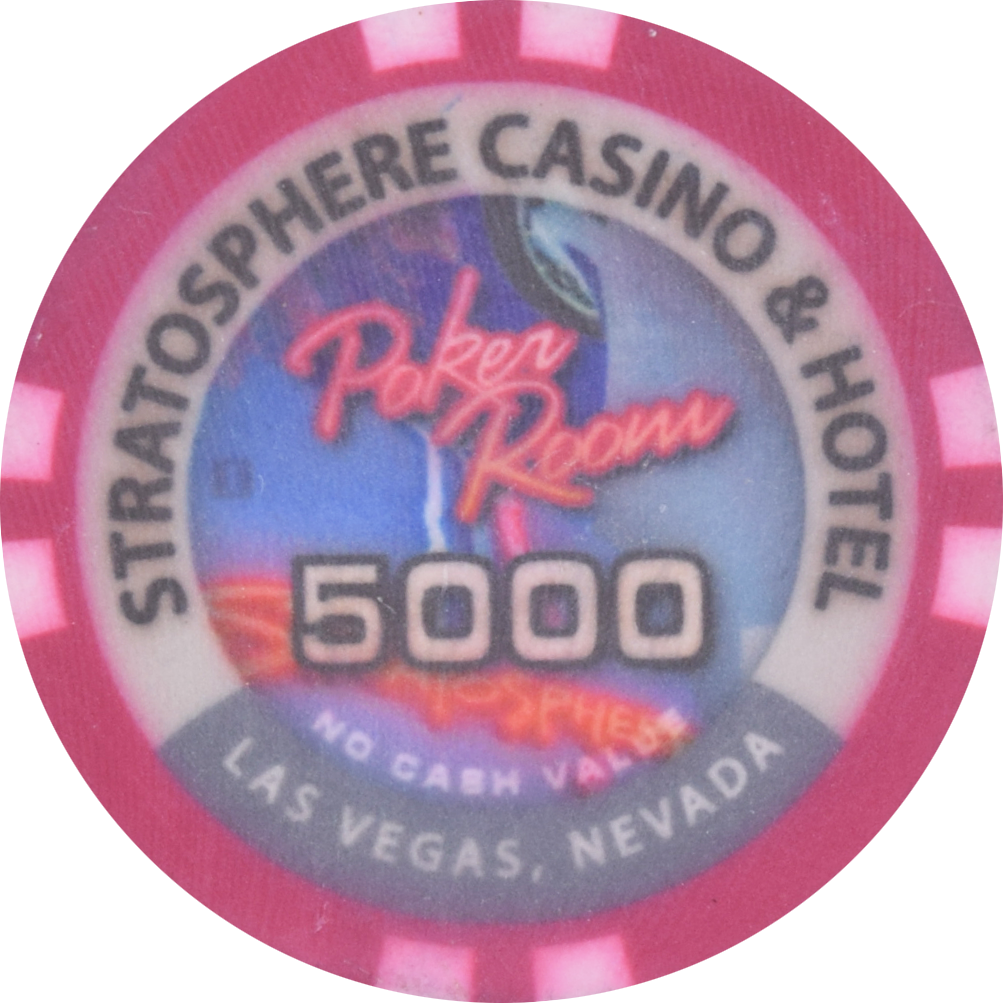 Stratosphere Casino Las Vegas Nevada $5000 NCV Chip 2013