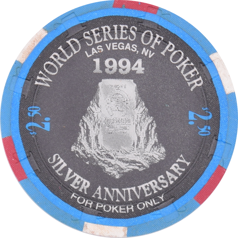 Horseshoe Club (Binion's) Casino Las Vegas Nevada $2.50 Jack Straus Chip 1994