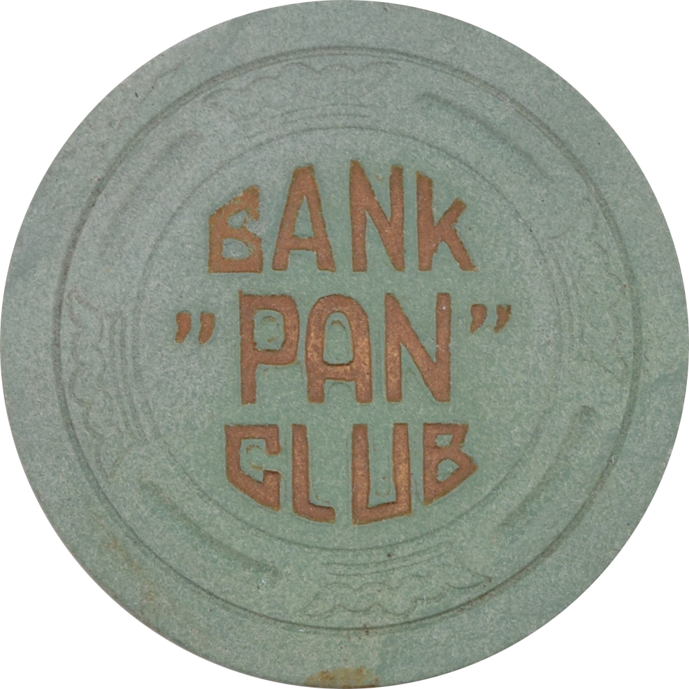 Bank Club Casino Searchlight Nevada Green PAN Chip 1946