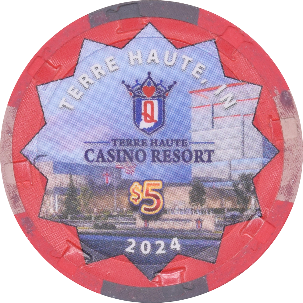 Terre Haute Casino Terre Haute Indiana $5 Grand Opening Chip