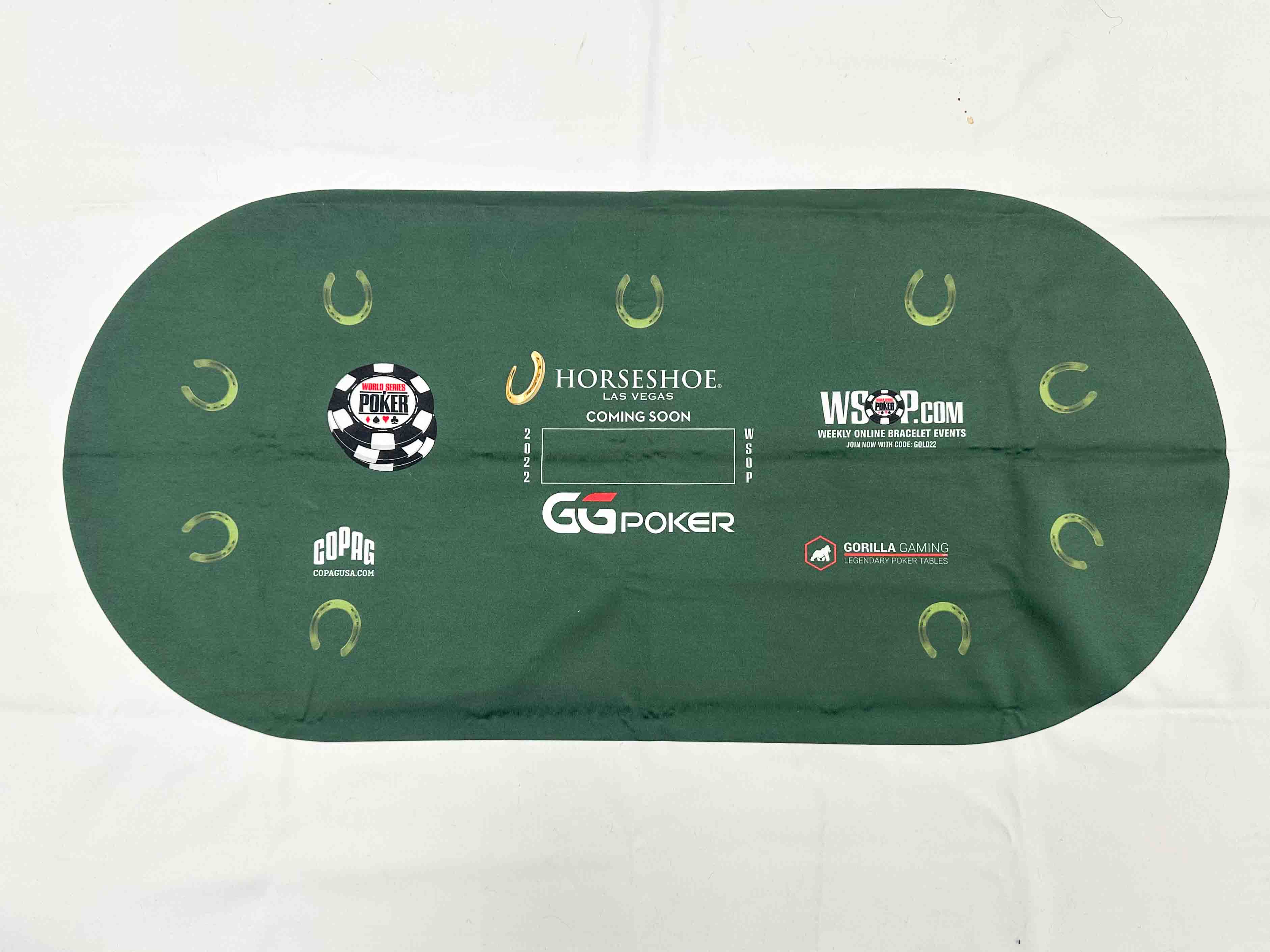 WSOP (World Series of Poker) Las Vegas Mini Sample Poker Layout