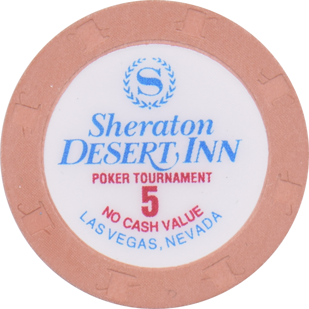 Sheraton Desert Inn Casino Las Vegas Nevada 5 NCV Chip 1993