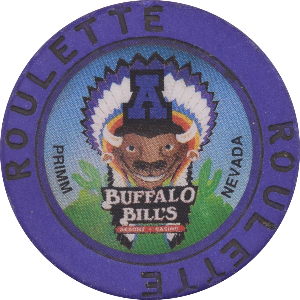 Buffalo Bill's Casino Primm Nevada Roulette A Purple Chip 1998