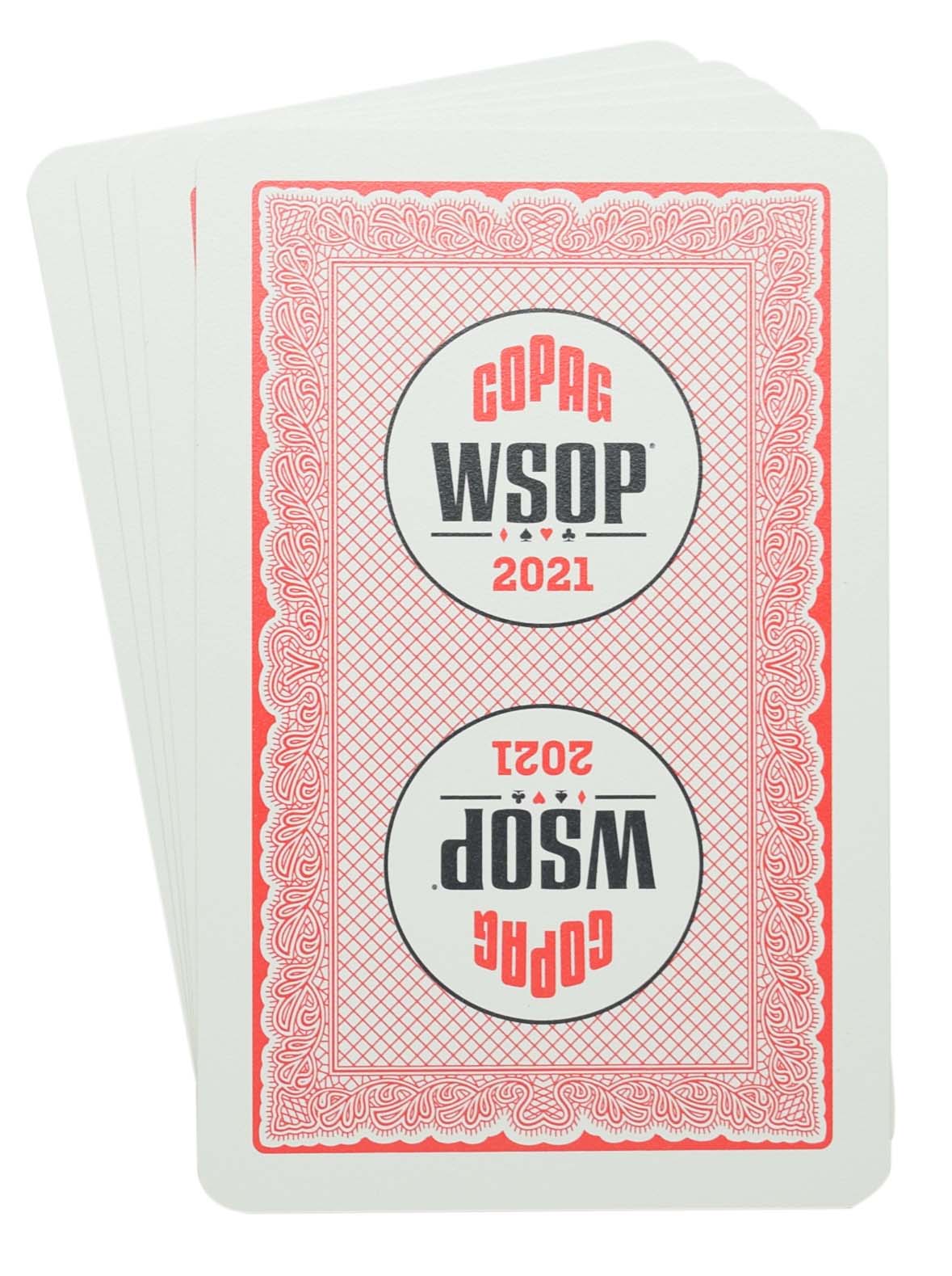 2021 Set of 2 Authentic Decks Dealt at WSOP Used Copag Plastic Playing Cards Bridge Standard Index