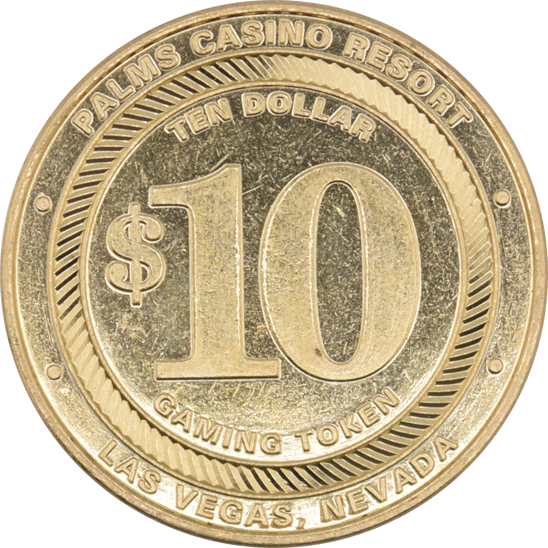 Palms Casino Las Vegas Nevada $10 First Anniversary Token
