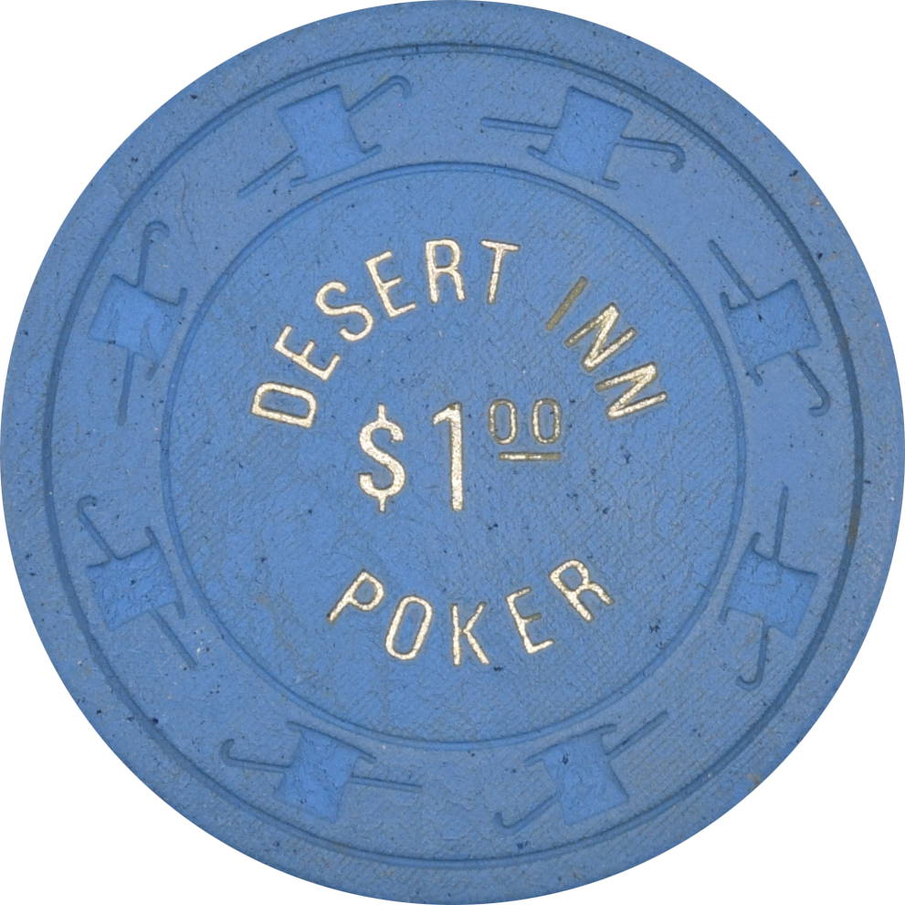 Desert Inn Casino Las Vegas Nevada $1 Poker Chip 1970s