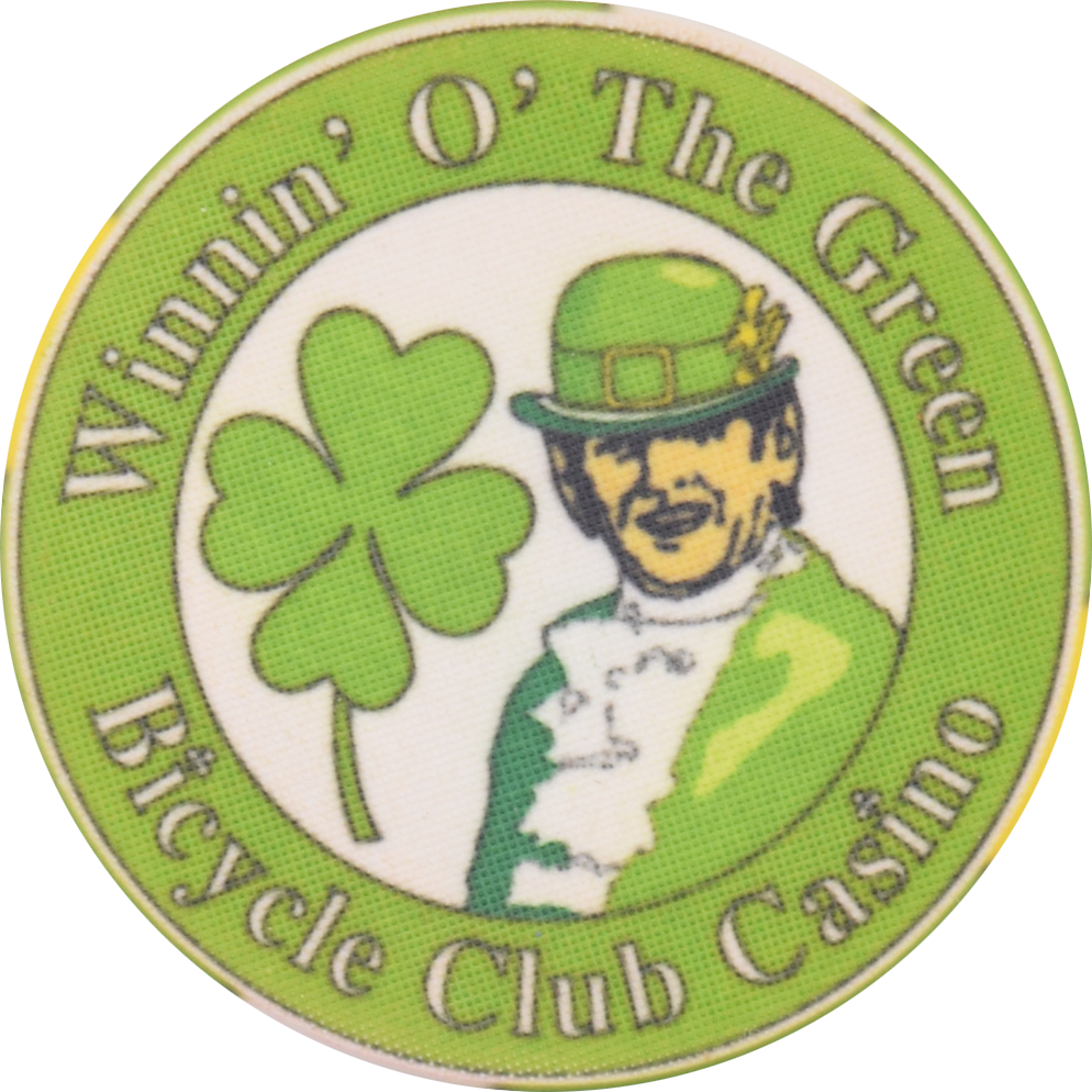Bicycle Club Casino Bell Gardens California $25 NCV Chip (Winnin' O' The Green Tournament)