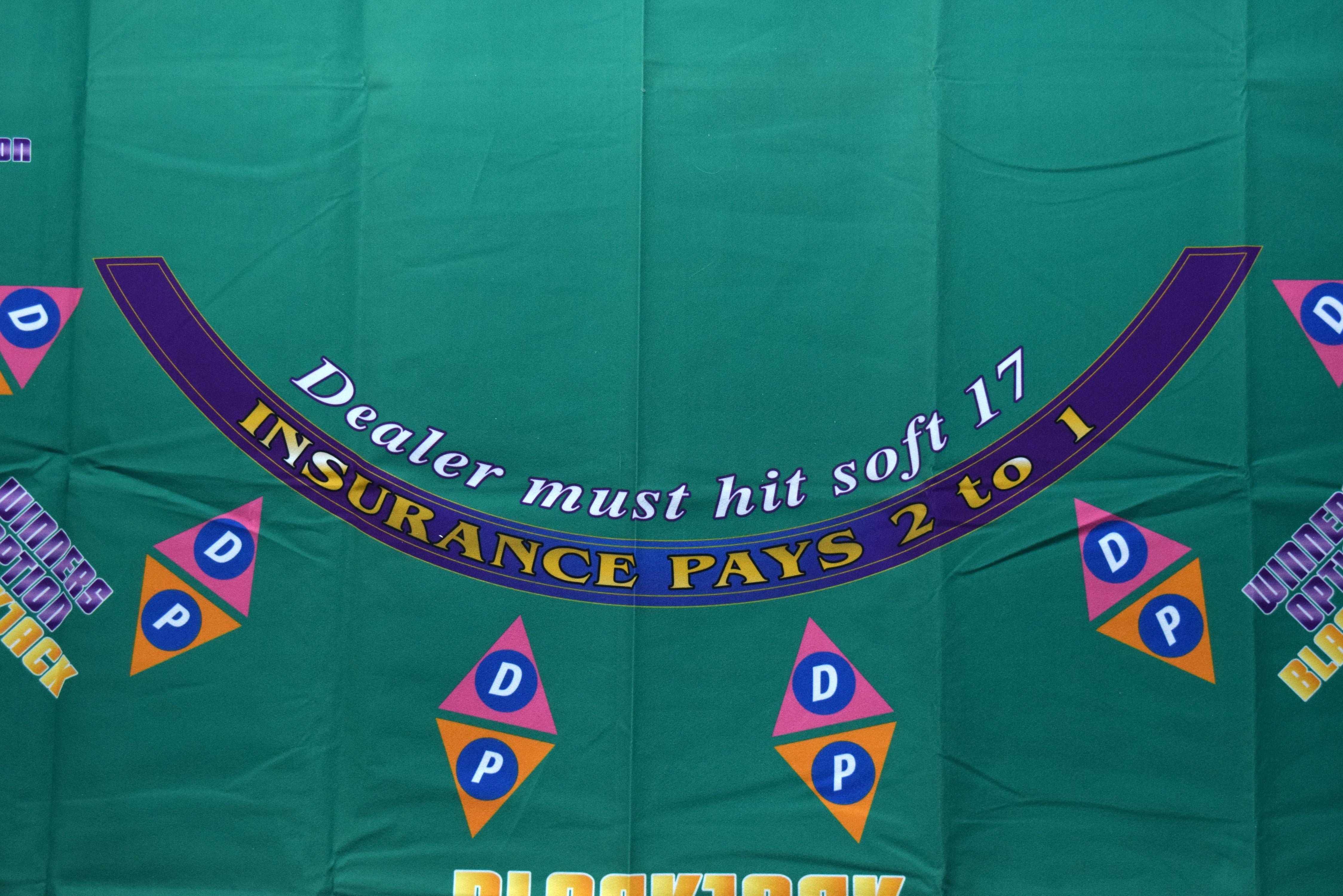 Winners Option New Blackjack Green Layout