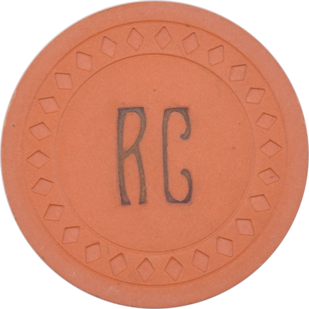 Reno Club Illegal Casino Hot Springs Arkansas Orange Chip