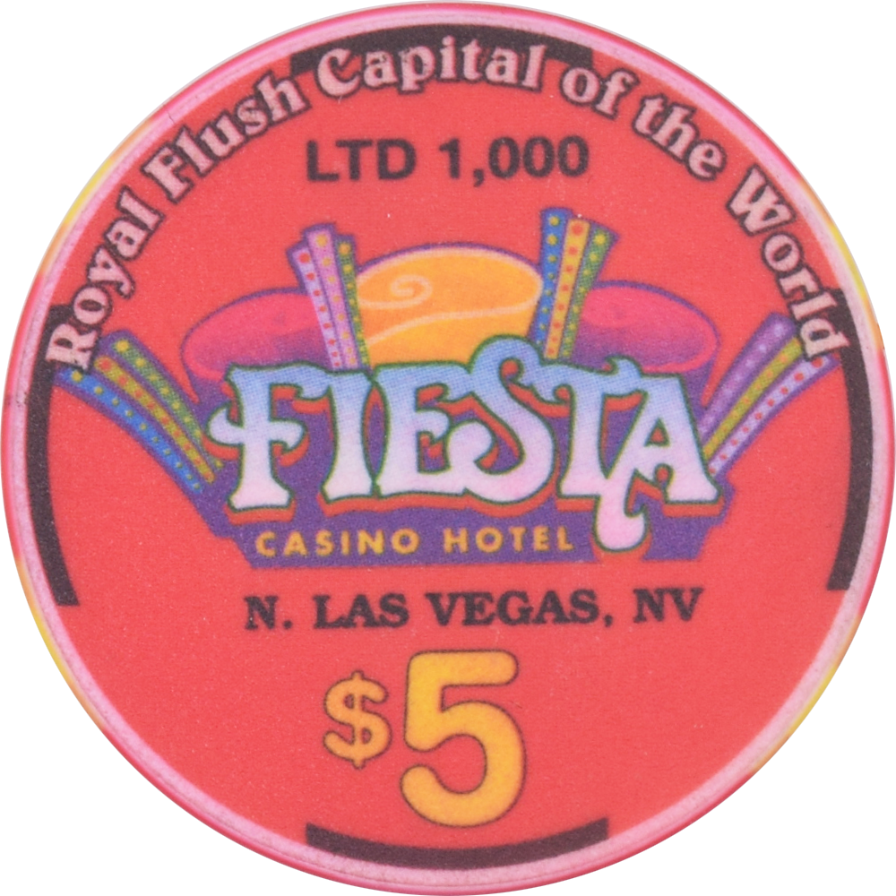 Fiesta Rancho Casino N. Las Vegas Nevada $5 Last Chip of Millennium Chip 1999