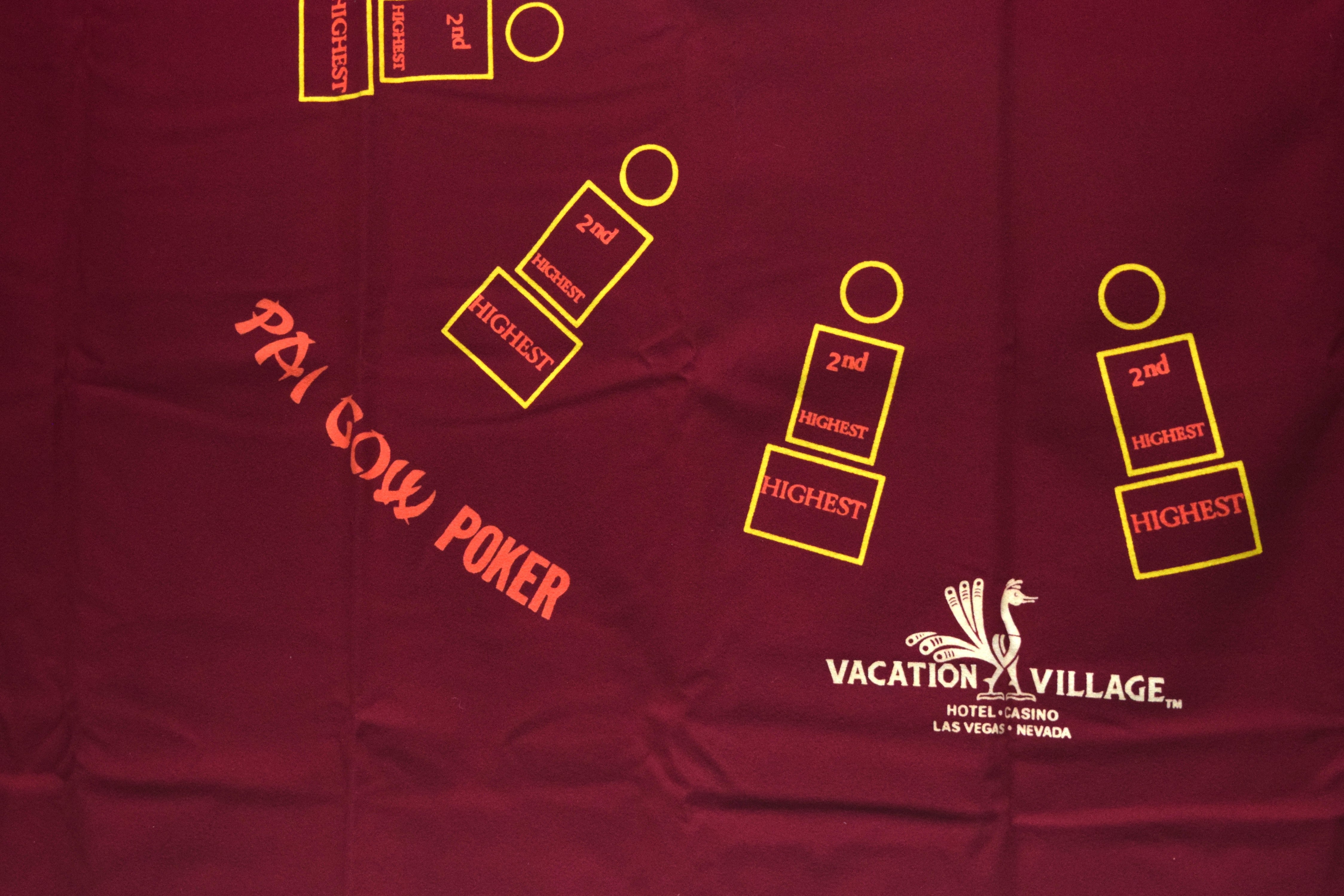 Vacation Village Casino Las Vegas Nevada New Pai Gow Layout