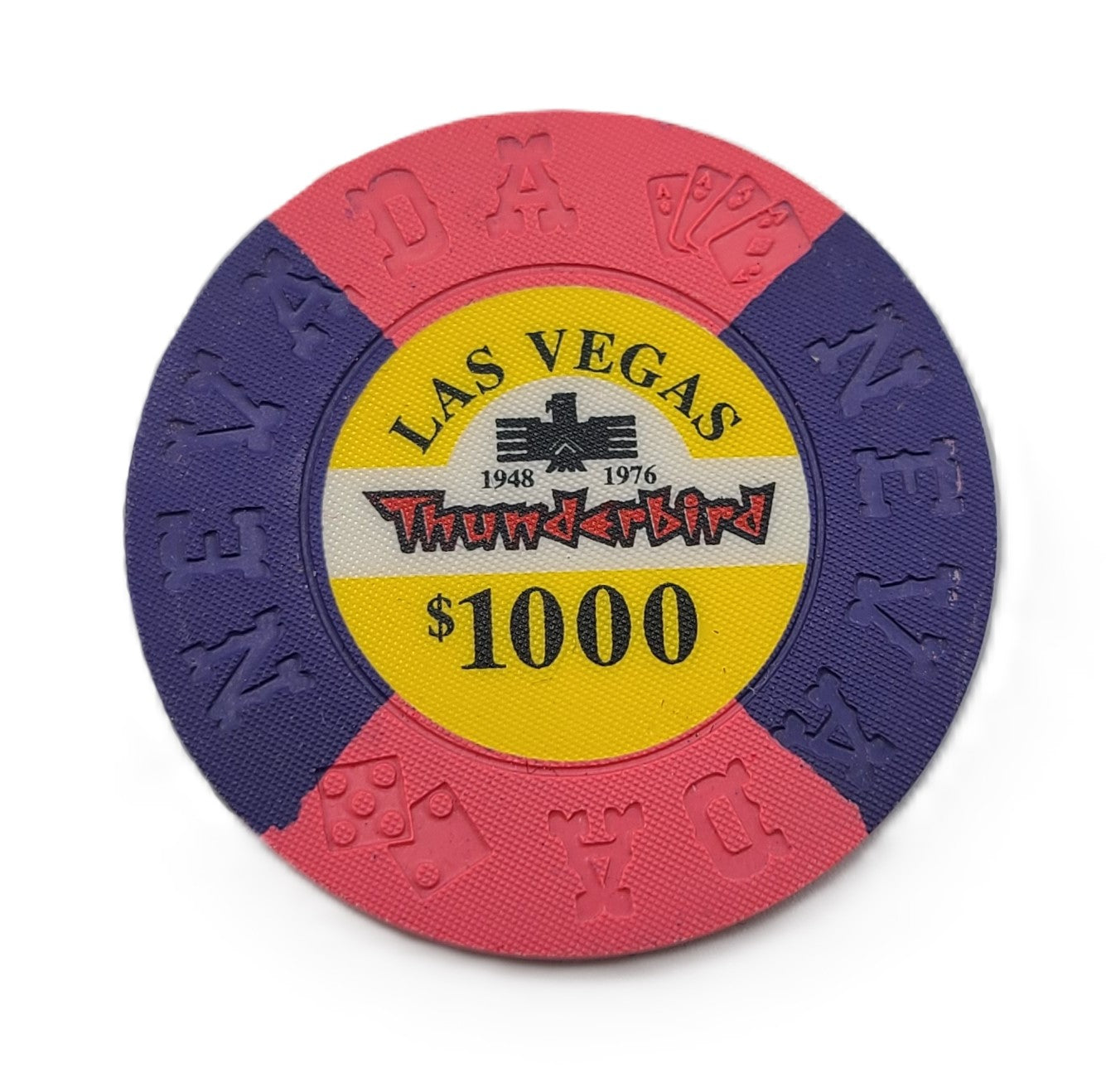Thunderbird Casino Las Vegas Nevada $1000 Borland Commemorative Chip