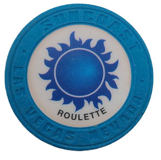 Suncoast Casino Las Vegas Nevada Roulette Blue Chip 2000