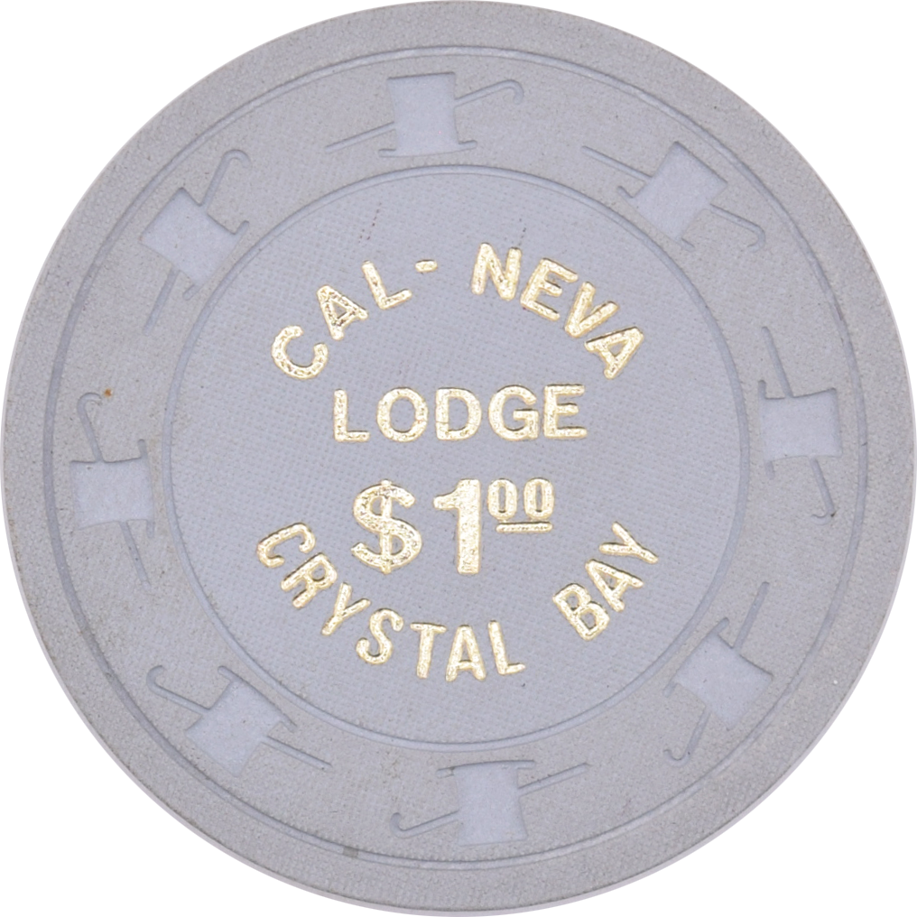 Cal-Neva Lodge Casino Lake Tahoe Nevada $1 LCV Chip 1977