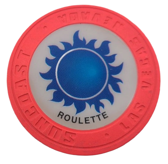 Suncoast Casino Las Vegas Nevada Roulette Pink Chip 2000