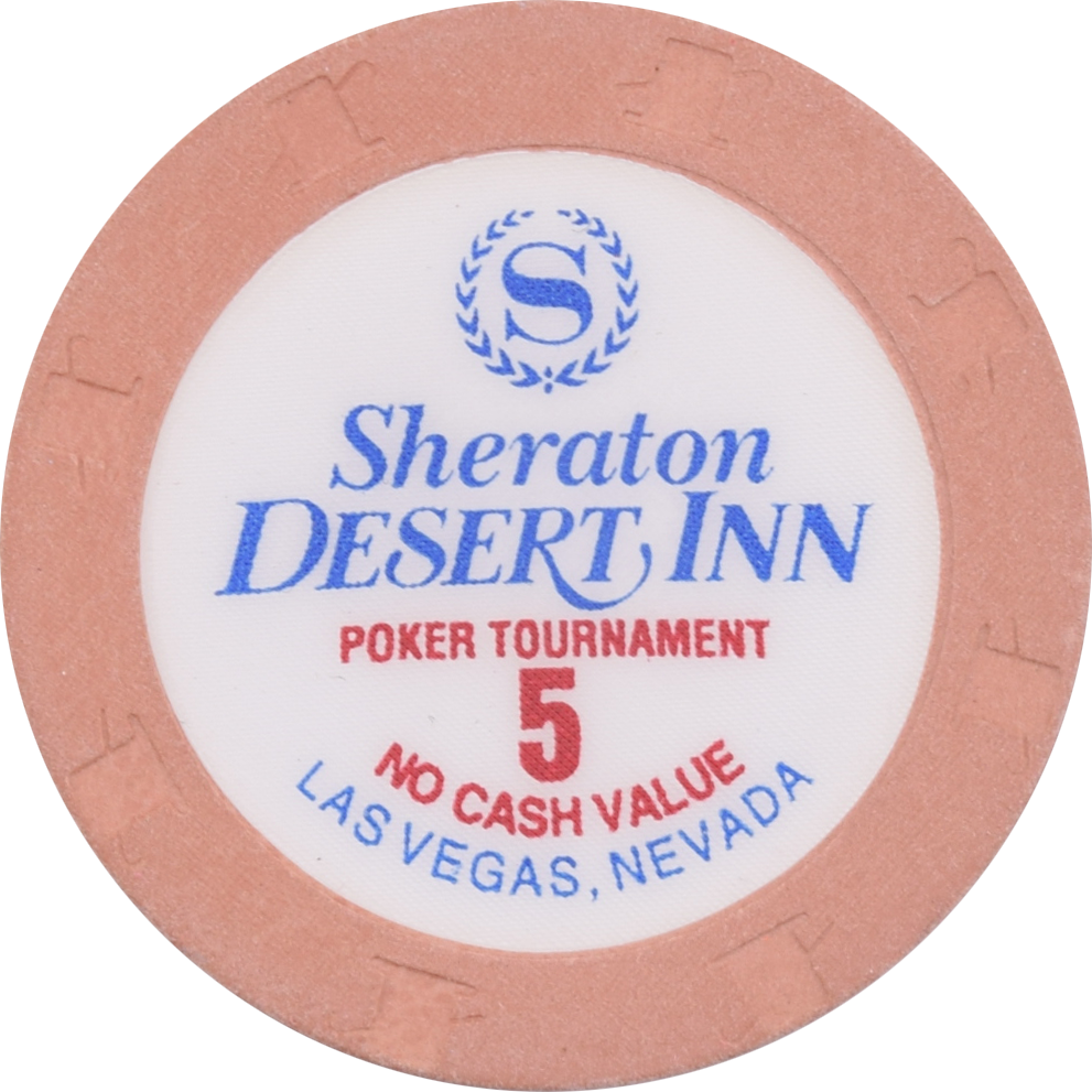 Sheraton Desert Inn Casino Las Vegas Nevada 5 NCV Chip 1993