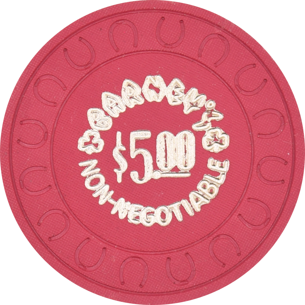 Barney's Casino Lake Tahoe Nevada Non-Negotiable Chip 1985