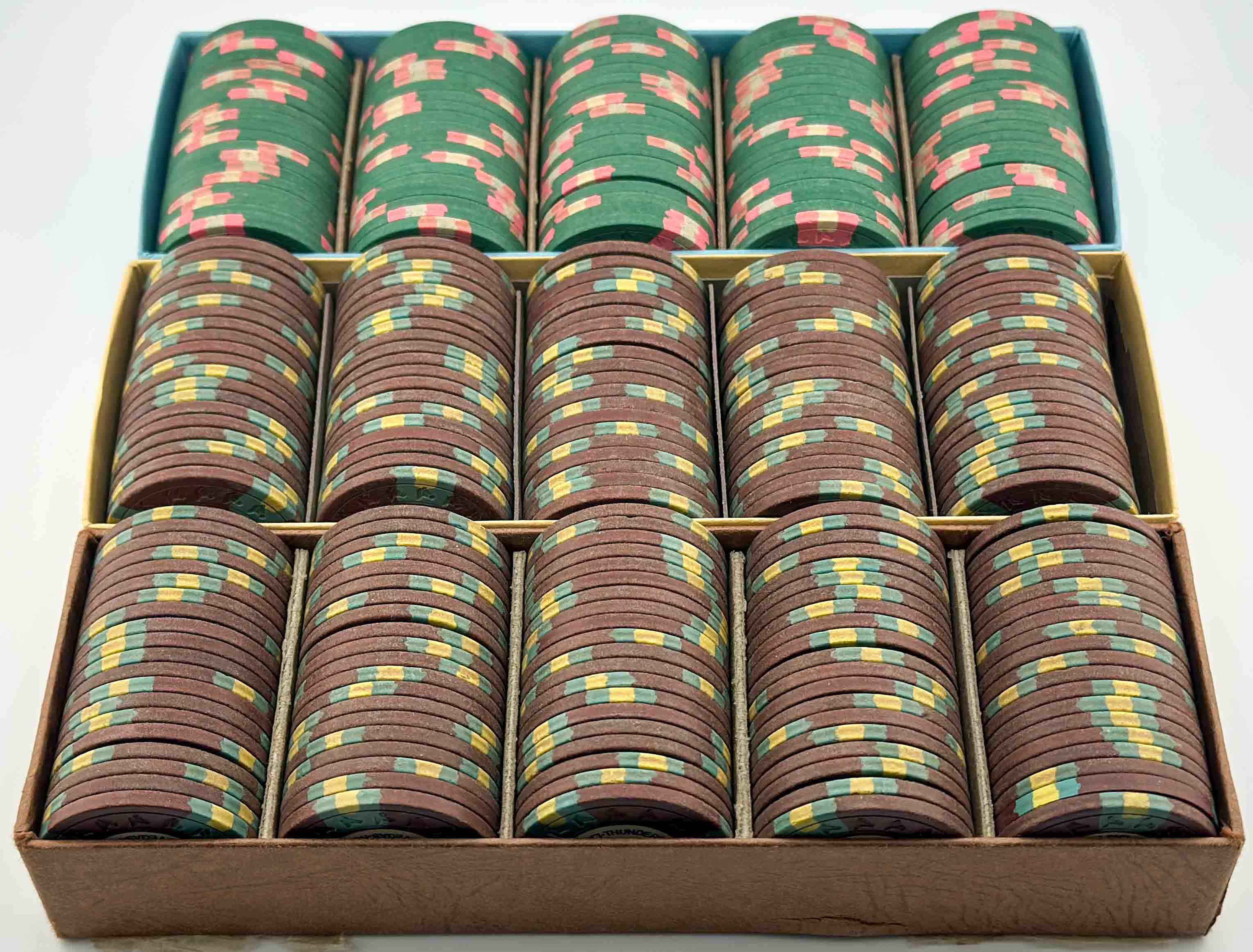 Thunderbird Casino Las Vegas Nevada 300 HHR Chip ($5 and $25) Set