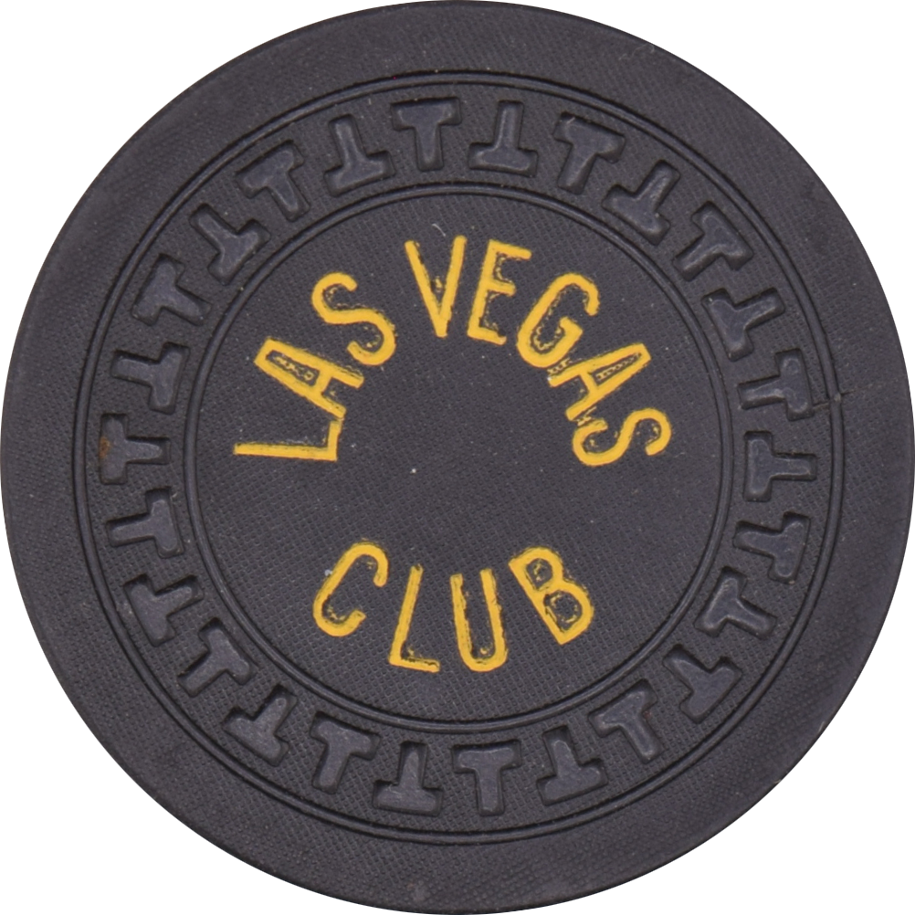 Las Vegas Club Casino Las Vegas Nevada $25 Chip 1940s