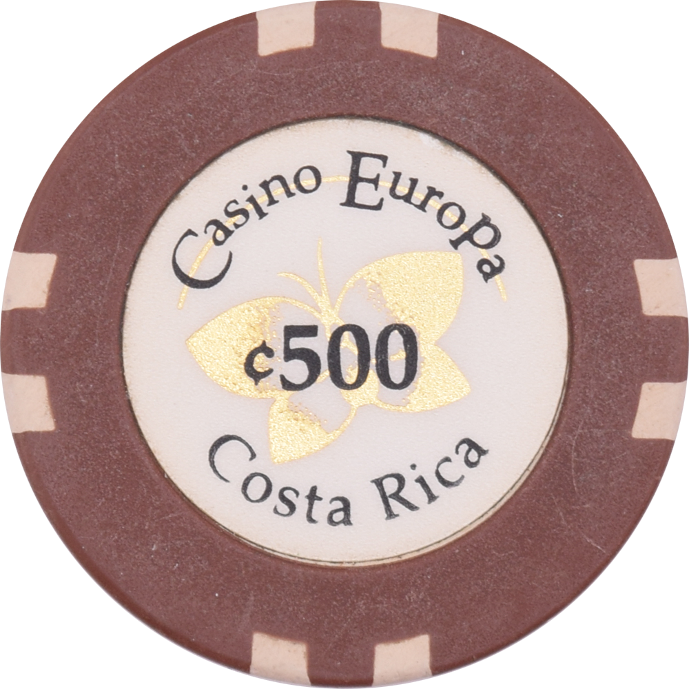 Casino Europa San Jose Costa Rica ¢500 Chip