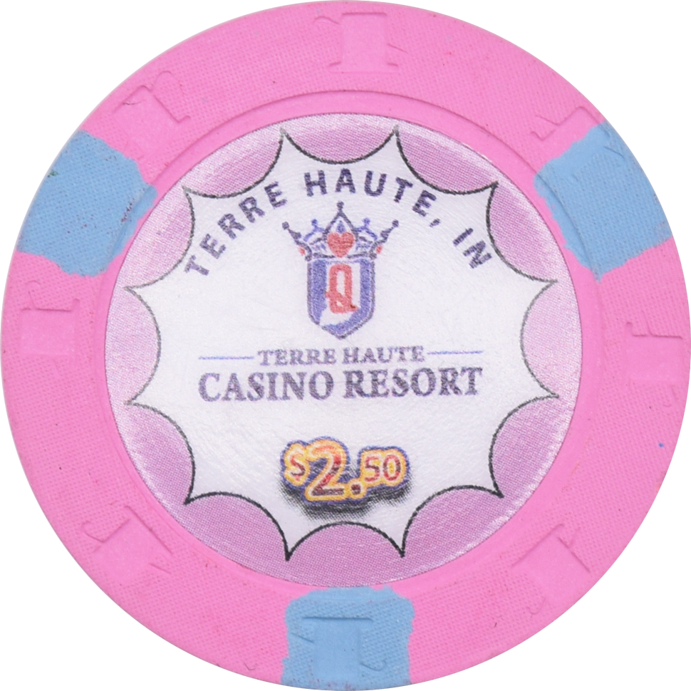 Terre Haute Casino Resort Terre Haute Indiana $2.50 Chip