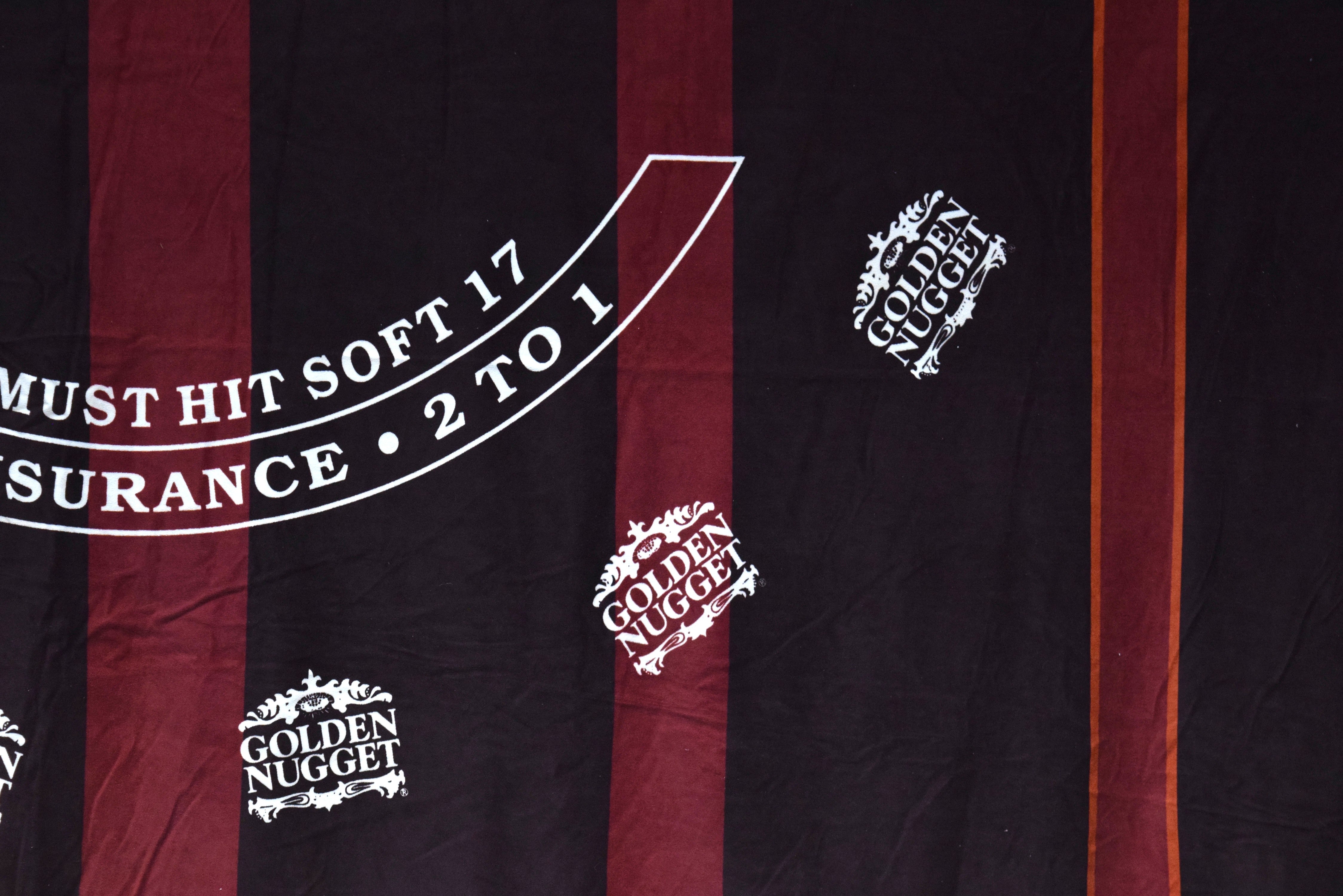 Golden Nugget Casino Las Vegas Nevada Maroon New Blackjack Layout