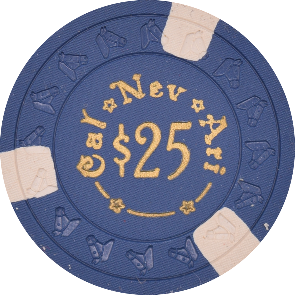 Cal-Nev-Ari Casino Cal Nev Ari Nevada $25 Chip 1967