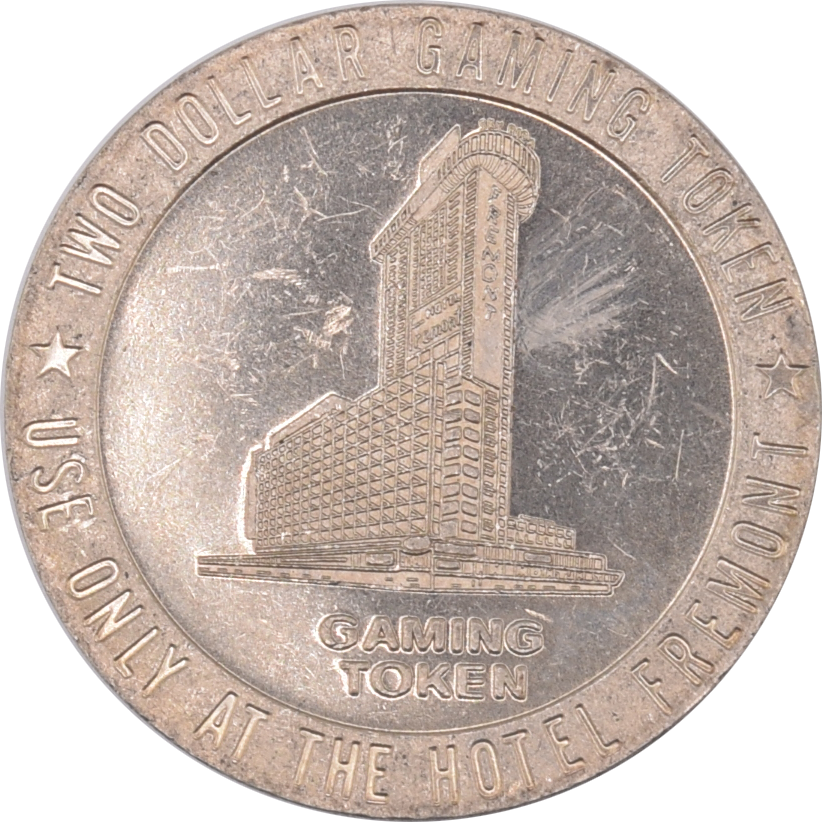 Hotel Fremont Las Vegas NV $2 Token