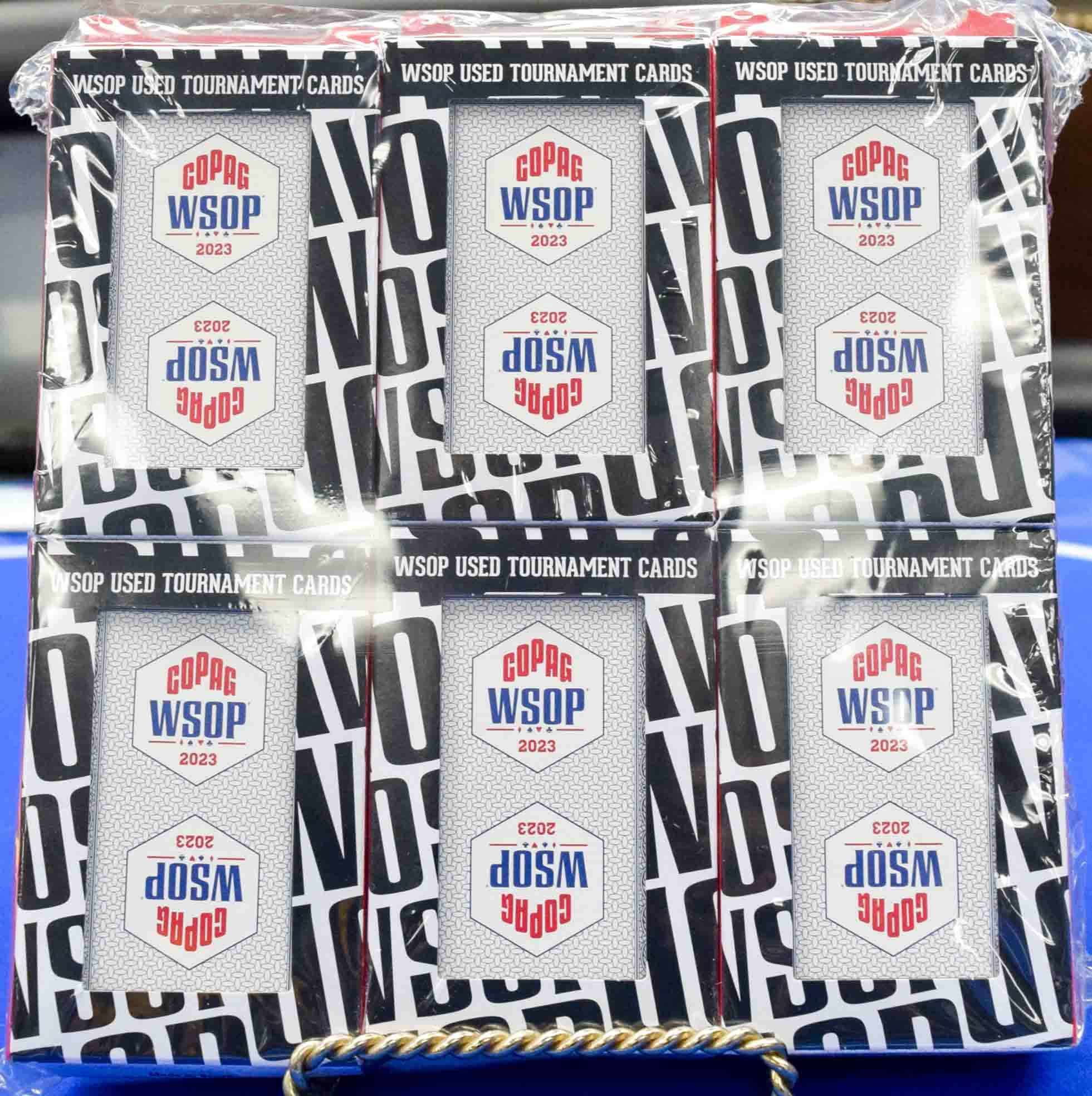 2023 Set of 30 Authentic Decks Dealt at WSOP Used Copag Plastic Playing Cards Bridge Standard Index