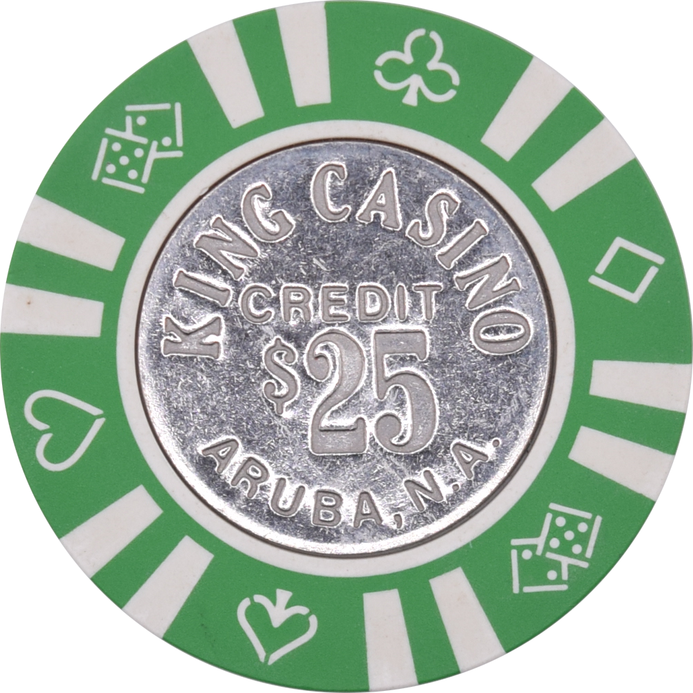 King International Casino Palm Beach Aruba $25 Credit Chip