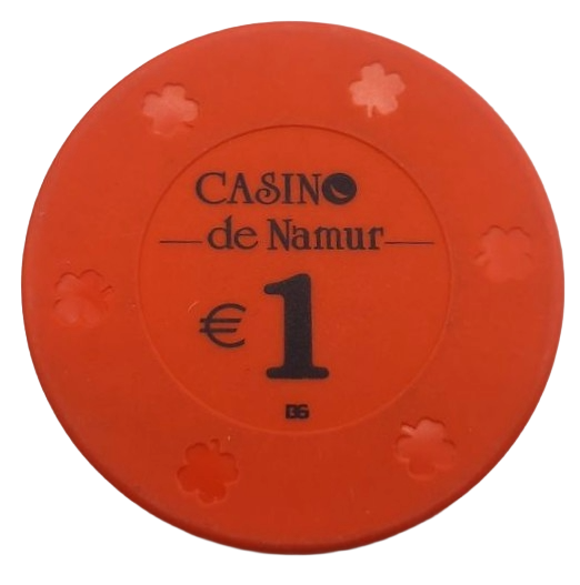 Casino de Namur Belgium €1 Chip Bourgogne Grasset