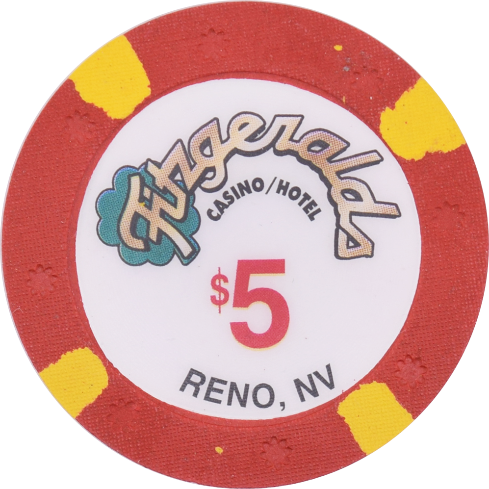 Fitzgeralds Casino Reno Nevada $5 Chip 2004