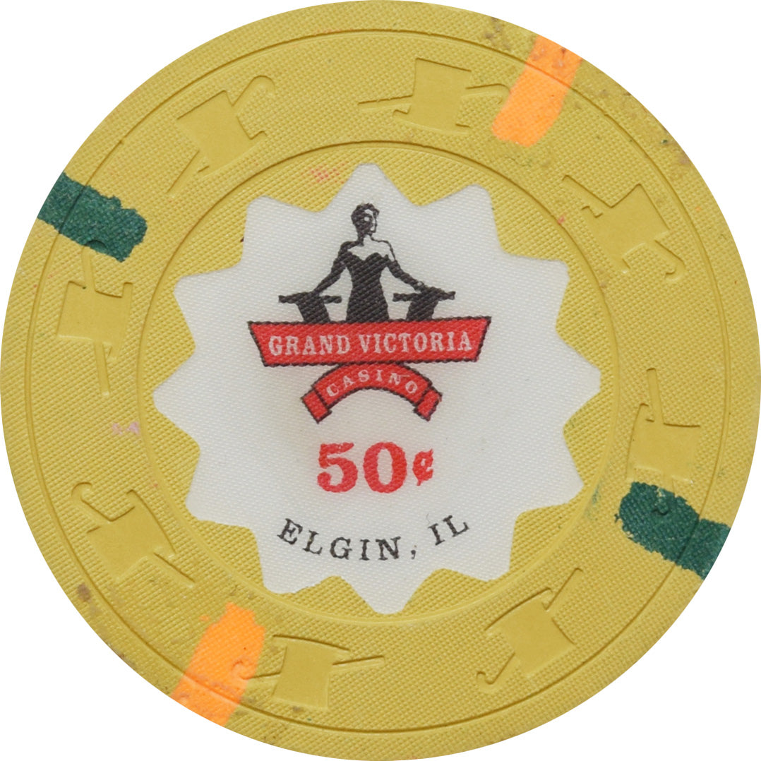 Grand Victoria Casino Elgin Illinois 50 Cent Chip