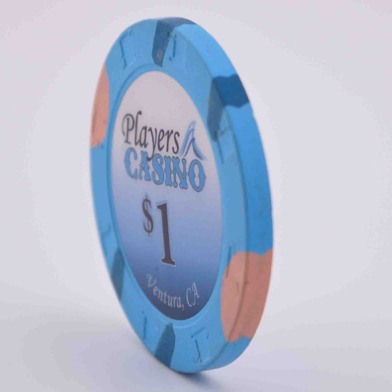 Players Casino Ventura California $1 Chip