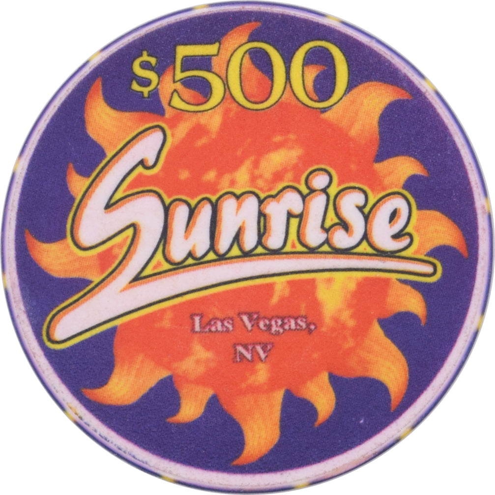Sunrise Casino Las Vegas Nevada $500 Chip 1999