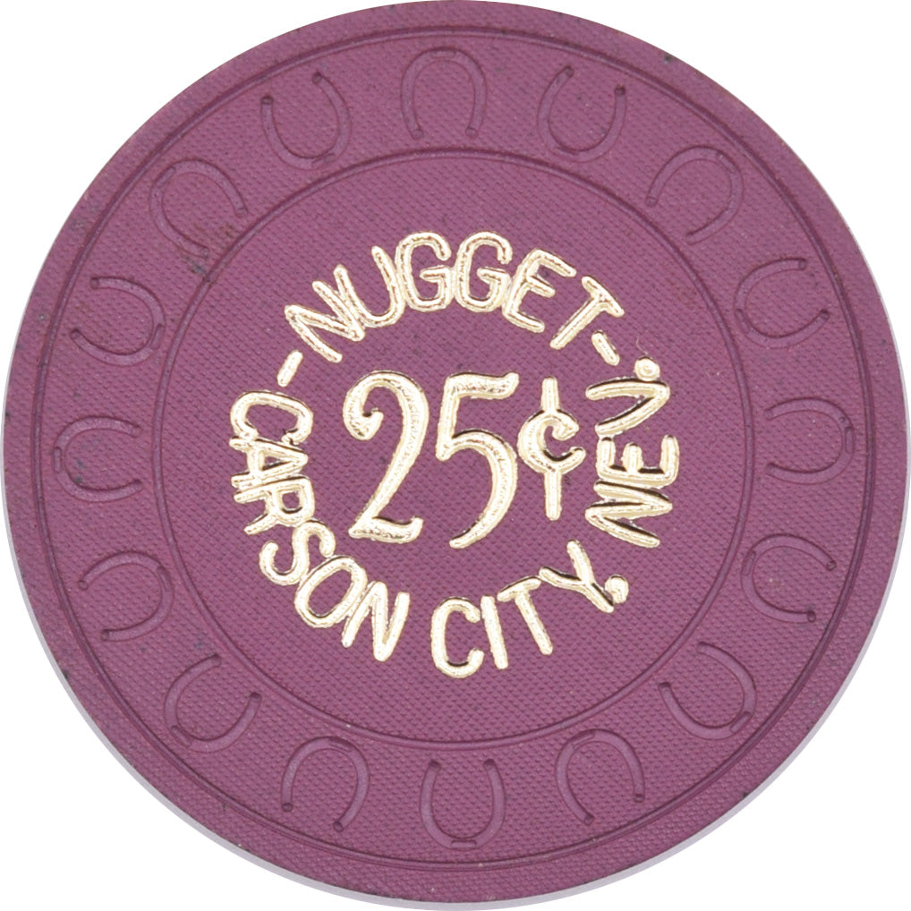 Carson City Nugget Carson City Nevada 25 Cent Chip 1988