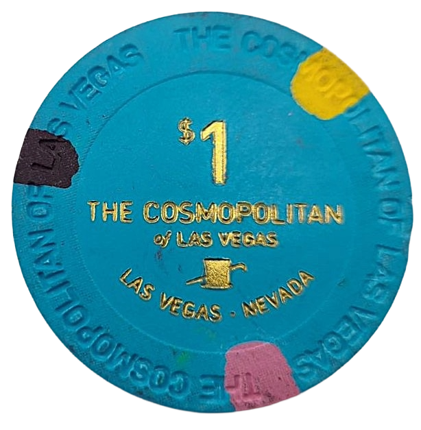 The Cosmopolitan Casino Las Vegas Nevada $1 Used Chip Hot-Stamp 2024