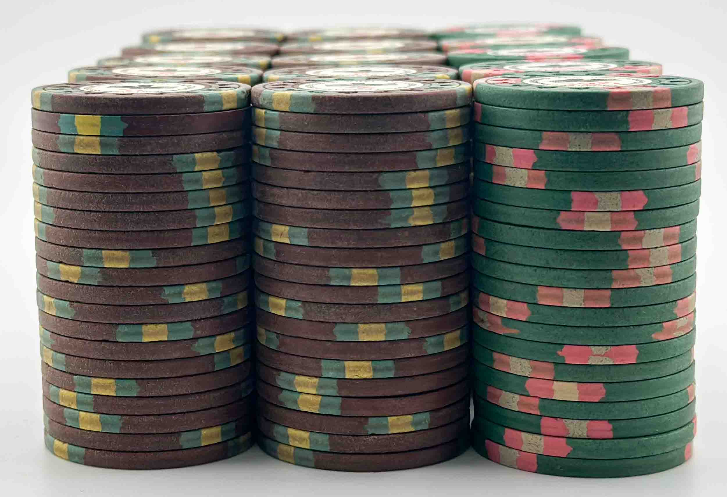 Thunderbird Casino Las Vegas Nevada 300 HHR Chip ($5 and $25) Set