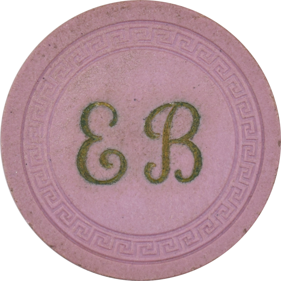 Broderick's Bar Casino Carson City Nevada $5 Chip 1940s