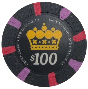 Crown Casino New Orleans Louisiana $100 Chip