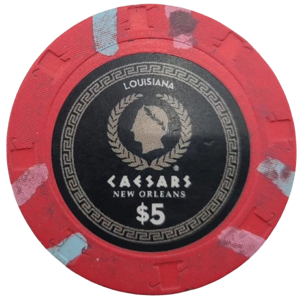 Caesars Casino New Orleans Louisiana $5 Chip 2024