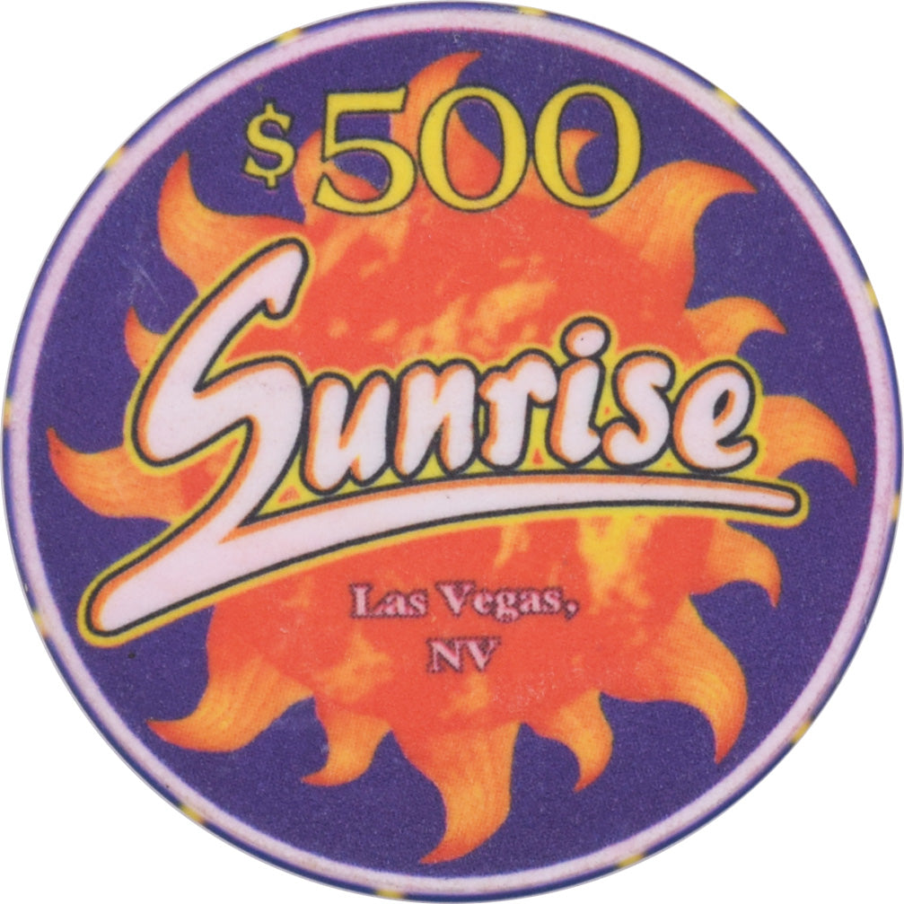 Sunrise Casino Las Vegas Nevada $500 Chip 1999