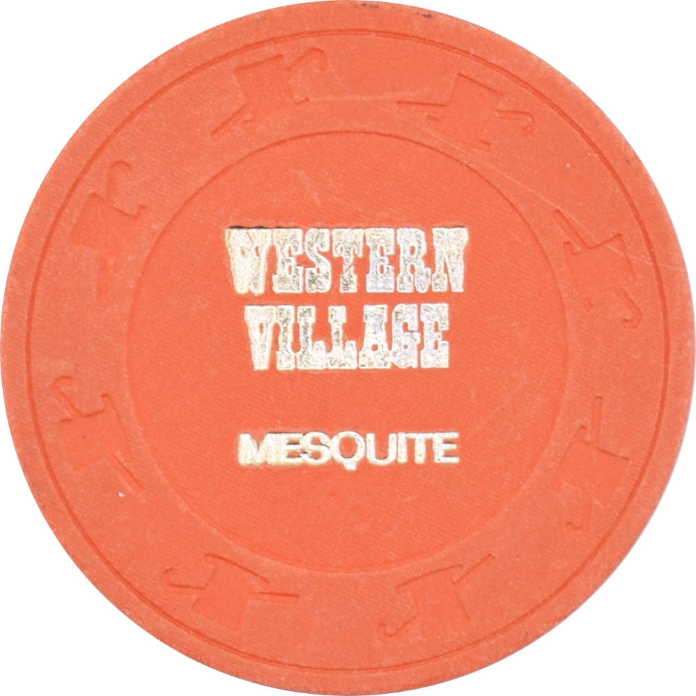 Western Village Casino Mesquite Nevada 50 Cent Chip 1976