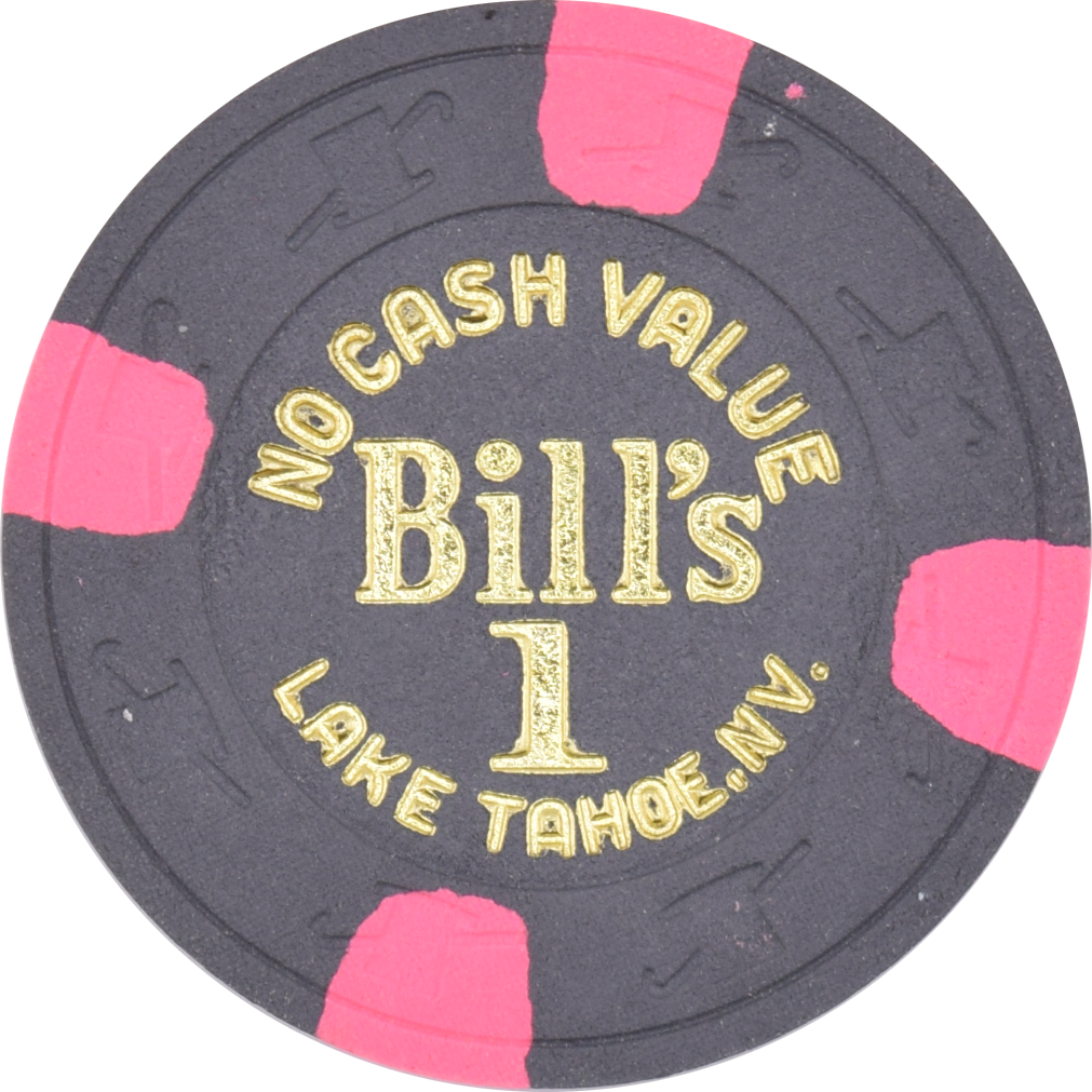 Bill's Casino Lake Tahoe Nevada $1 NCV Chip 1989