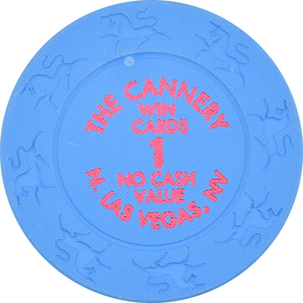 Cannery Casino N. Las Vegas Nevada Win Cards 1 NCV Chip 2003