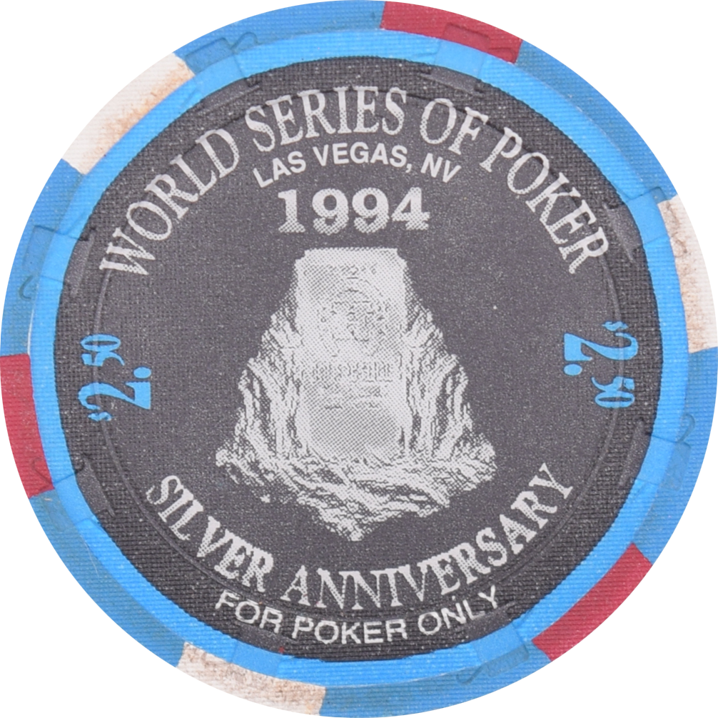 Horseshoe Club (Binion's) Casino Las Vegas Nevada $2.50 Puggy Pearson Chip 1994