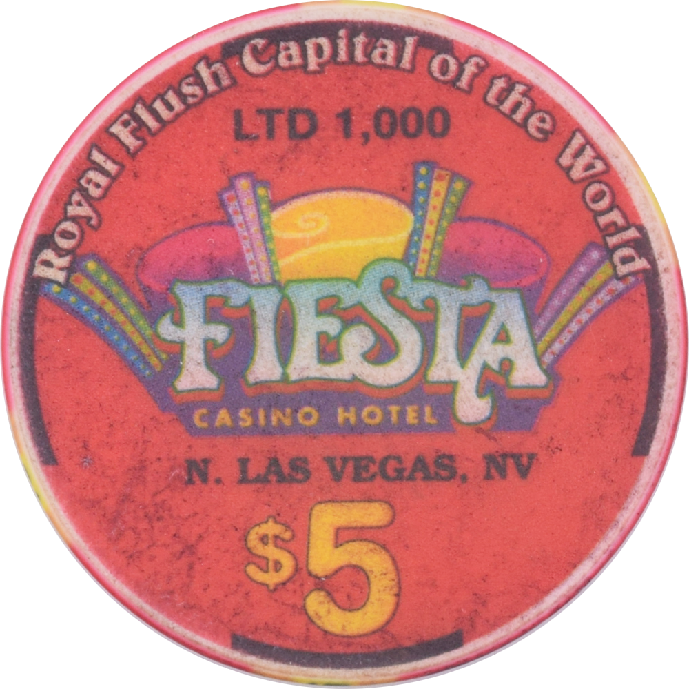 Fiesta Rancho Casino N. Las Vegas Nevada $5 First Chip of Millennium Chip 2000