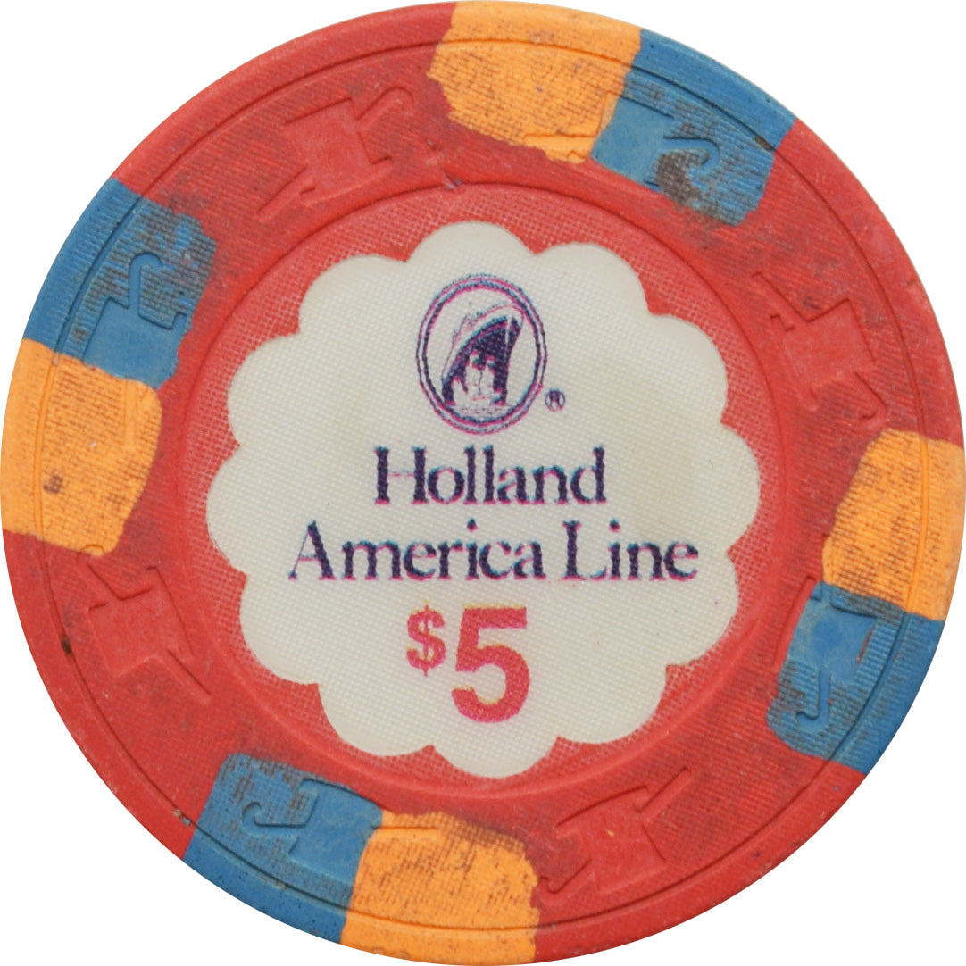 Holland America Line Cruise Lines $5 Chip