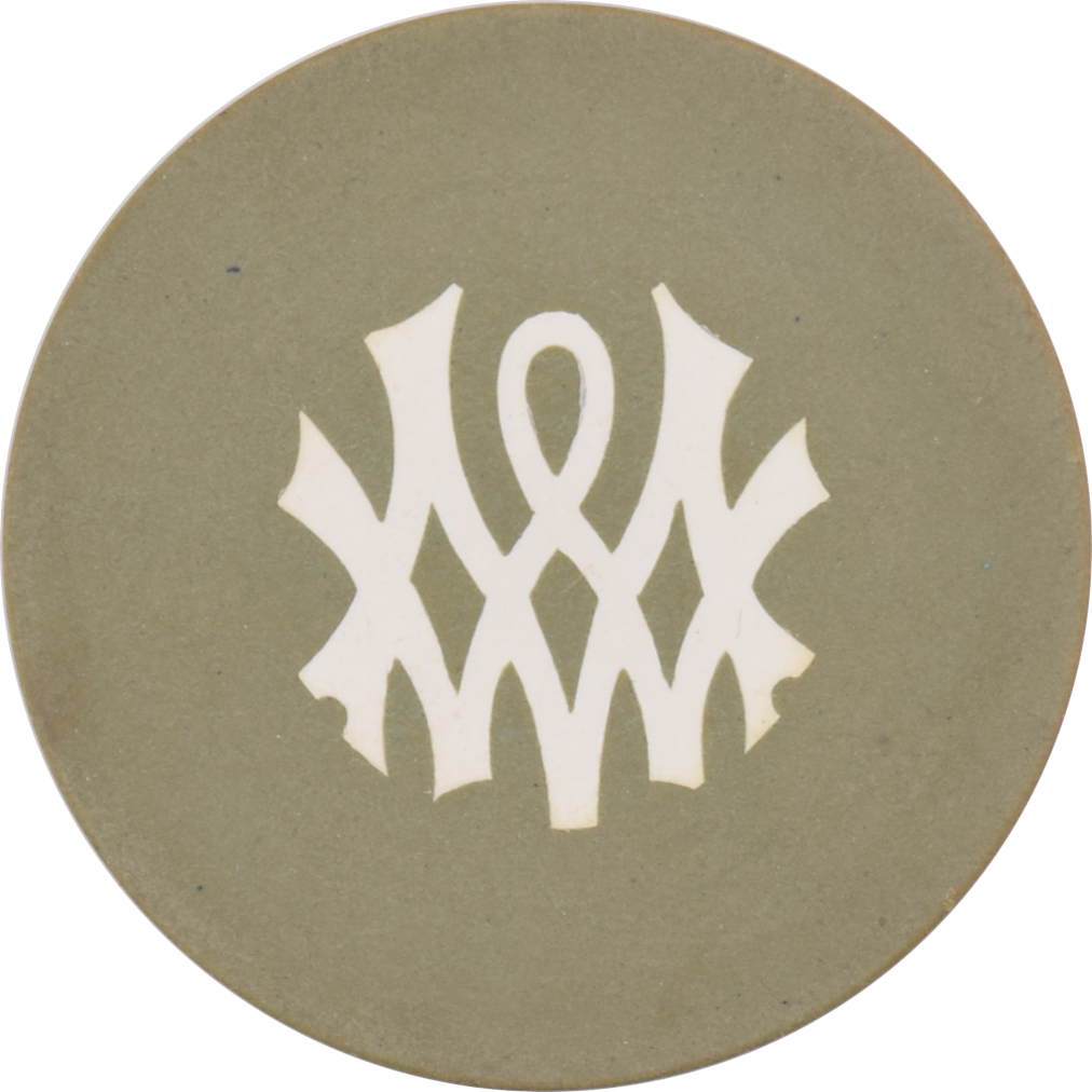 Meadowbrook Club Illegal Casino Saratoga Springs New York Lt Green Chip